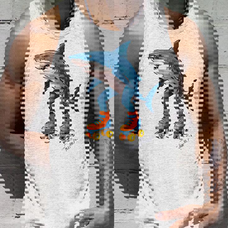 Tralalero Tralala ブレイン レッド ファニー サメ ミーム タンクトップ 彼への贈り物