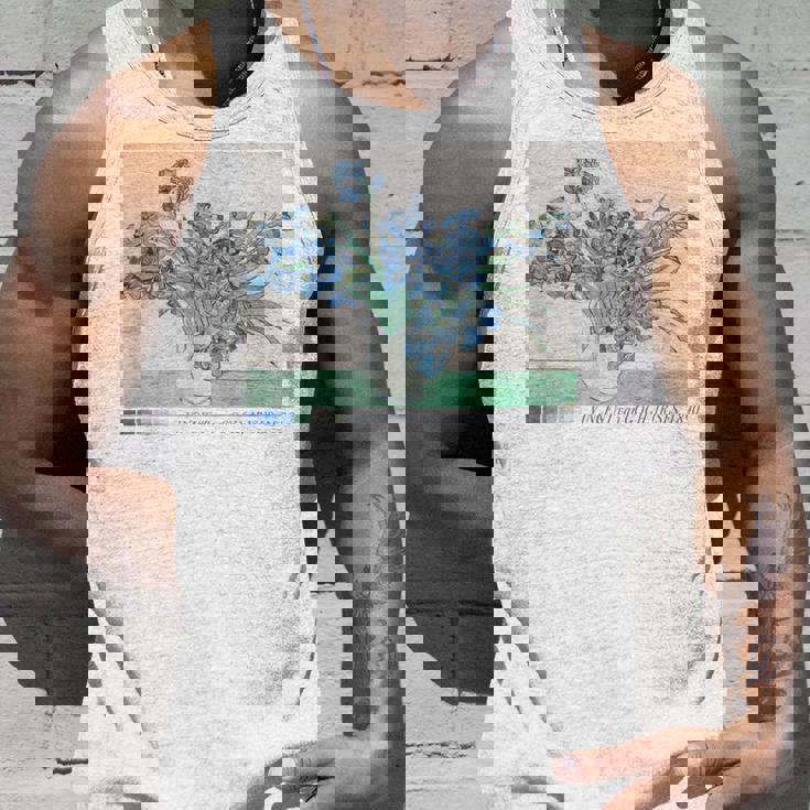 Trendyincentan Gogh Irises Famous Painting 1890 タンクトップ 彼への贈り物