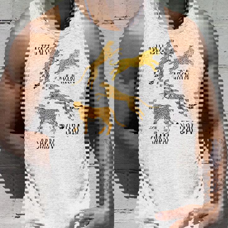 Type Of Cheetahs Breeds Collection、チータープリント、ビッグキャット タンクトップ 彼への贈り物