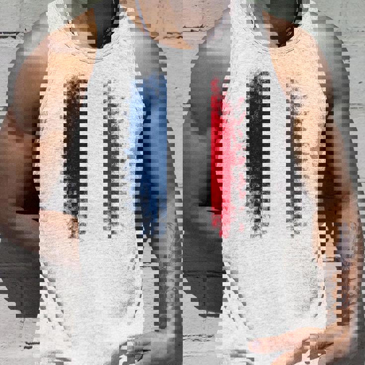 Vintage France Distressed Flag Illustration Graphic s タンクトップ 彼への贈り物