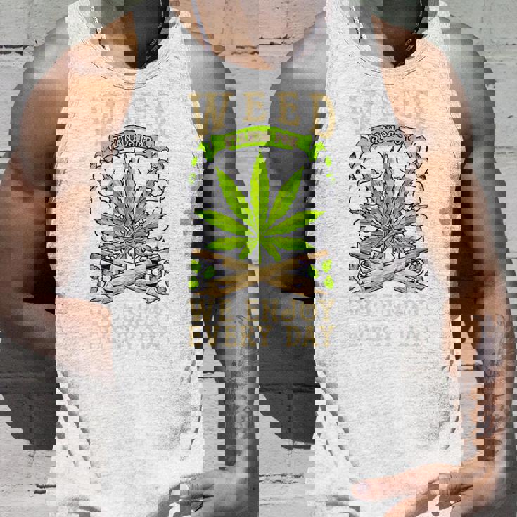 Weed We Enjoy Every Day タンクトップ 彼への贈り物