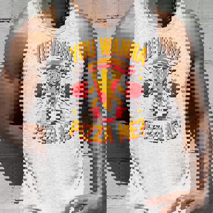 You Wanna Pizza Me 面白い ファイター ピザ愛好家 ファーストフード しゃれ 長袖tシャツ タンクトップ 彼への贈り物