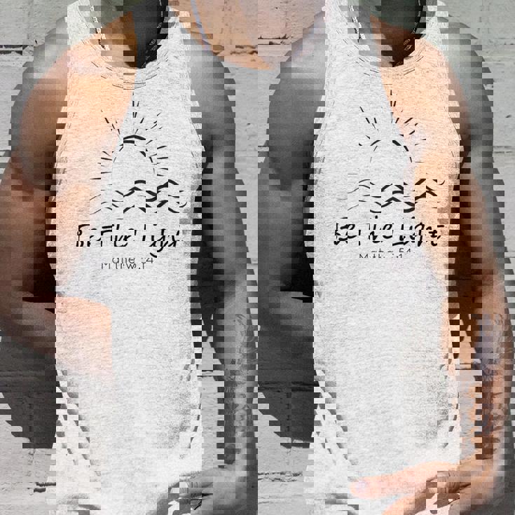 「光あれ」聖書マタイによる福音書第5章14節 タンクトップ 彼への贈り物