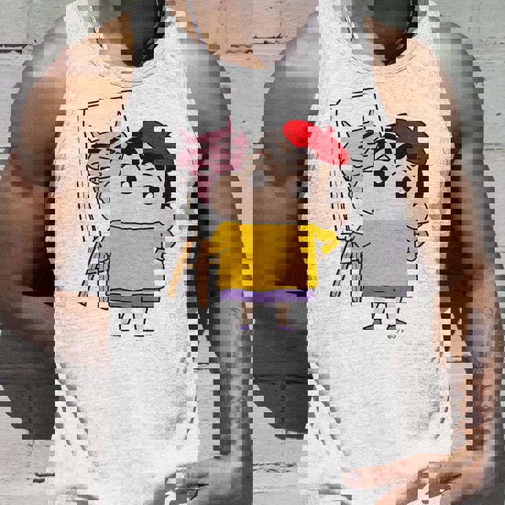 【まんが】クレヨンしんちゃん お絵描きしんちゃん タンクトップ 彼への贈り物