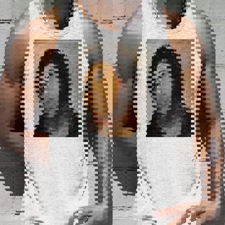 【キリスト画】おばあさんが勝手に修復した教会の壁画が人気爆発 長袖tシャツ タンクトップ 彼への贈り物