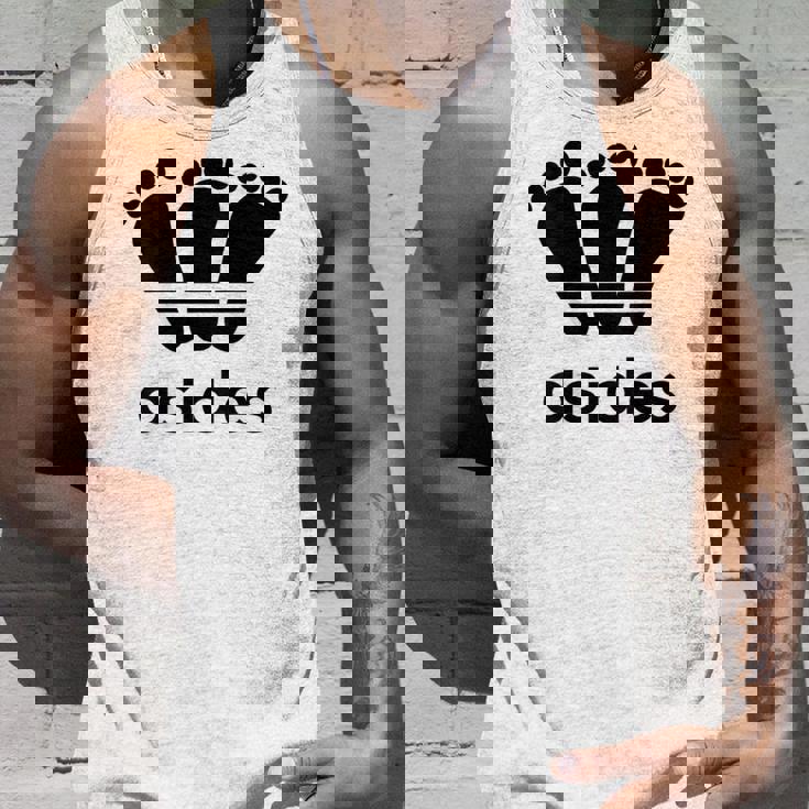 【バックプリント・背中側】アシデス Asides 足です。【変なデザイン屋さん】スポーツ ブランド パロディ 面白 タンクトップ 彼への贈り物