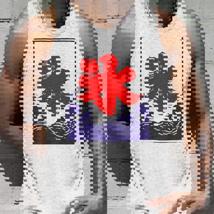 【バックプリント・背中側】氷 のれん 夏（氷屋 かき氷）お祭り 露店 夜店 漢字 文字 昭和レトロ 和柄 イラスト タンクトップ 彼への贈り物