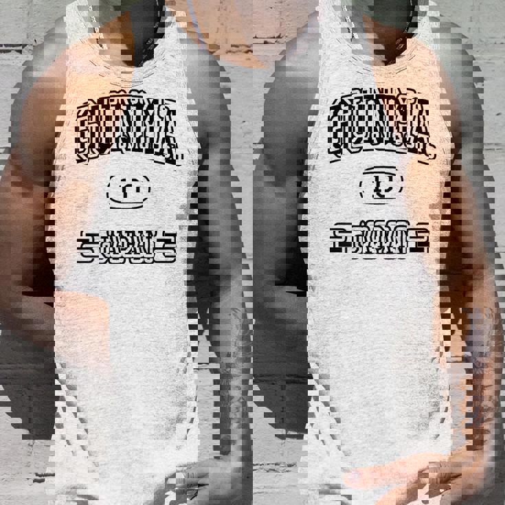 【バックプリント・背中側】群馬 Gunma【チームユニフォーム風】Jimo-T ジモティ 面白い タンクトップ 彼への贈り物