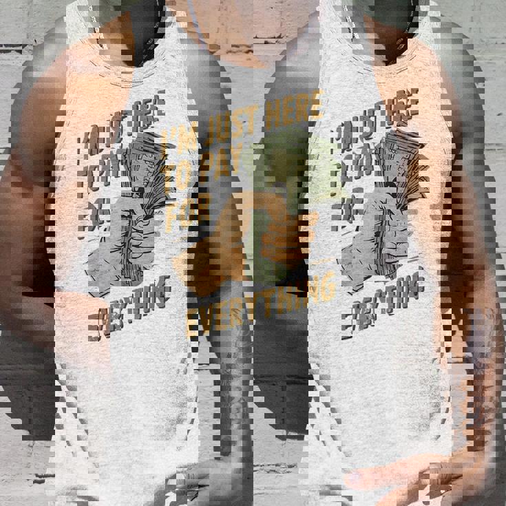 おもしろいママとパパが払うもの全部払うためにここに来たんだ タンクトップ 彼への贈り物