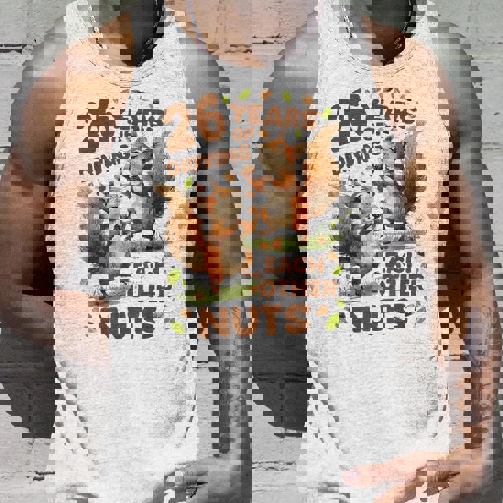 お互いの運転26年 ナッツ26周年 結婚26周年 タンクトップ 彼への贈り物