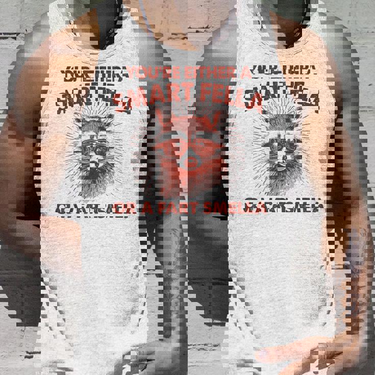 お前は利口なやつかおなら臭いのどっちかだ タンクトップ 彼への贈り物