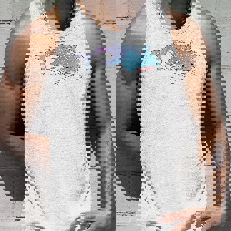 かわいい カワイイ エステ ブルー ジンベラ サメ 海 ギフト タンクトップ 彼への贈り物