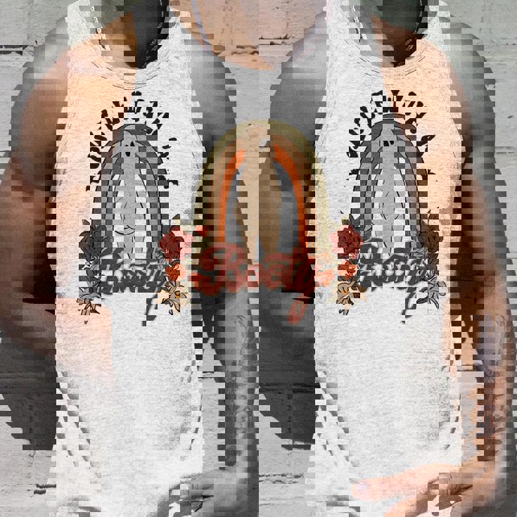 かわいいお尻 面白い ハロウィン ゴースト レトロ ヴィンテージ スタイル タンクトップ 彼への贈り物