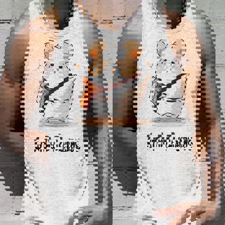 かわいいけど危険な面白いハムスター空手 タンクトップ 彼への贈り物