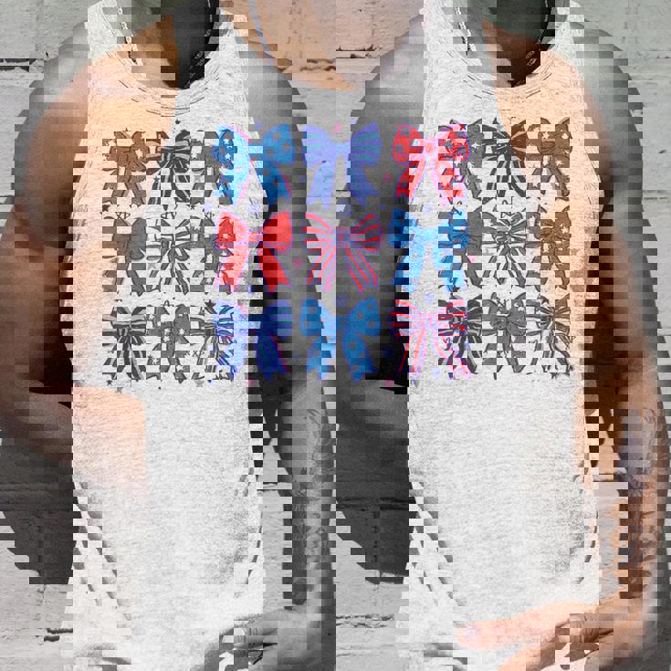 かわいい愛国的なボウスターデザイン7月4日シャツusaプライド タンクトップ 彼への贈り物