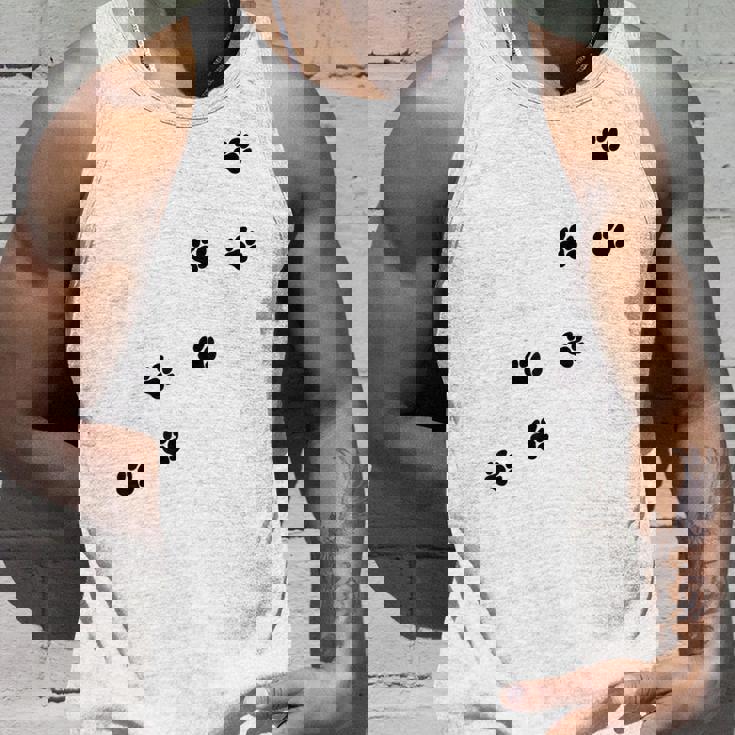 かわいい面白い猫の足跡 タンクトップ 彼への贈り物