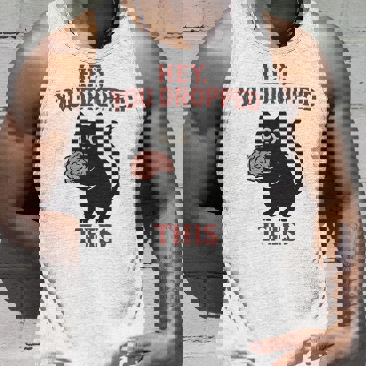 この脳みそのかわいい黒猫のミームを落とした 長袖tシャツ タンクトップ 彼への贈り物