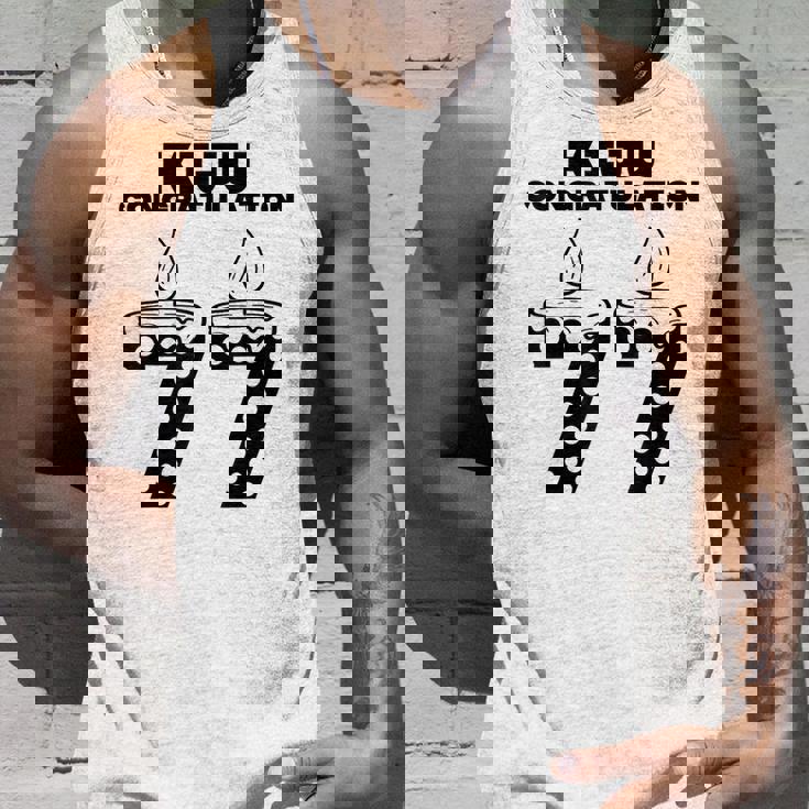 この身体７７年目 まだまだ行くぜ ７７歳 喜寿祝い 長寿祝い おもしろ 喜寿 タンクトップ 彼への贈り物