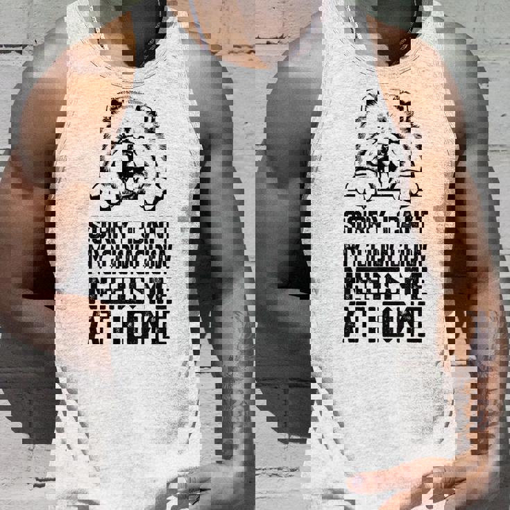 ごめんなさい、チャウチャウには家に私が必要です、チャウチャウのお父さん タンクトップ 彼への贈り物