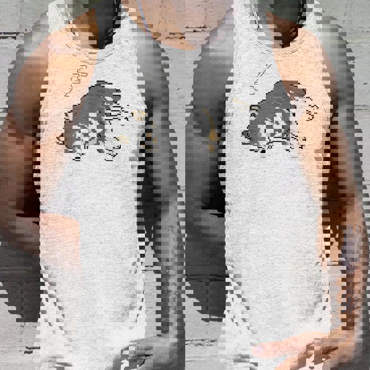 すやすや眠る黒柴 柴犬のドット絵 タンクトップ 彼への贈り物