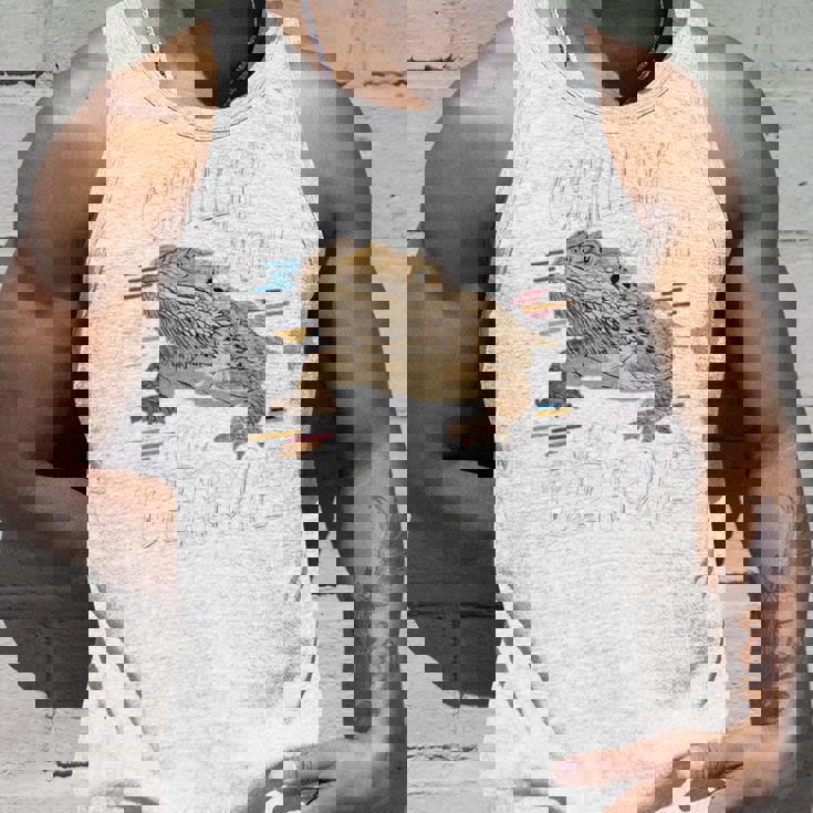 ひげを生やしたドラゴン、バルタゲーム、フトアゴヒゲトカゲ、ポゴナとくつろぐ 長袖tシャツ タンクトップ 彼への贈り物