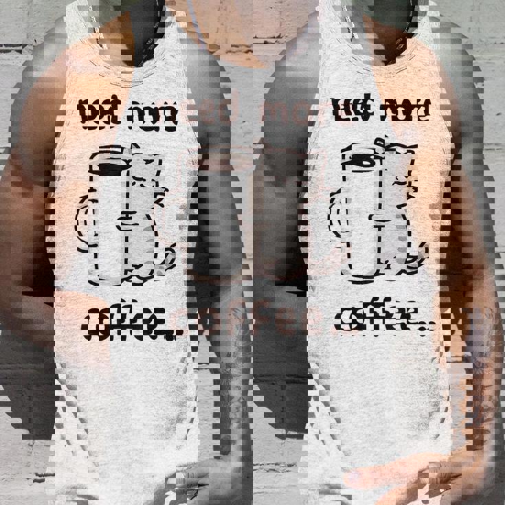 もっとコーヒーが必要だよ、可愛い猫ちゃん タンクトップ 彼への贈り物