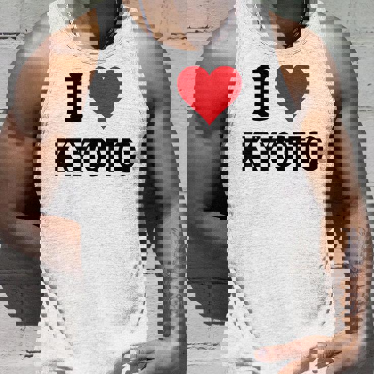 アイハート 京都 日本ラブ 日本土産 タンクトップ 彼への贈り物