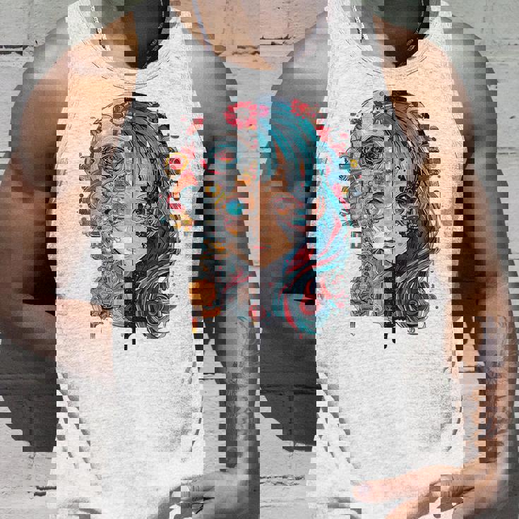 アニメ 漫画 モチーフ カラフル イラスト アニメ タンクトップ 彼への贈り物