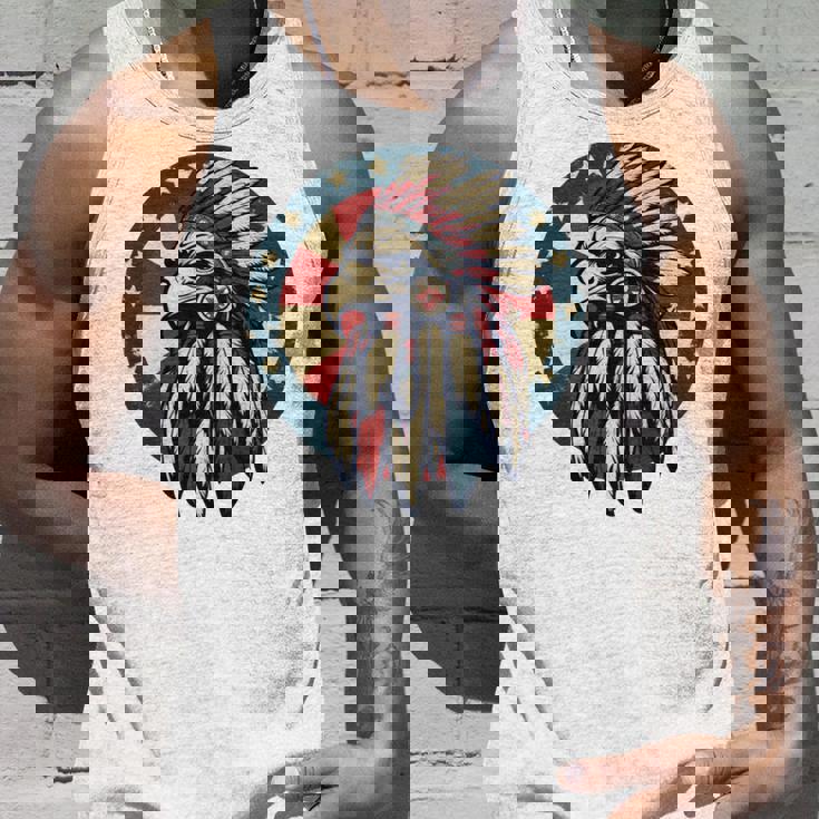 アメリカンイーグル チーフ インディアン ヘッドドレス ネイティブイーグル 長袖tシャツ タンクトップ 彼への贈り物