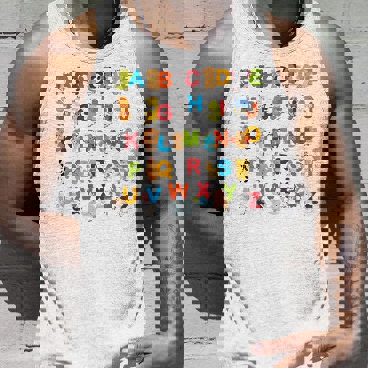 アルファベット動物学習abc キュート キッズ 教育 小道具 タンクトップ 彼への贈り物