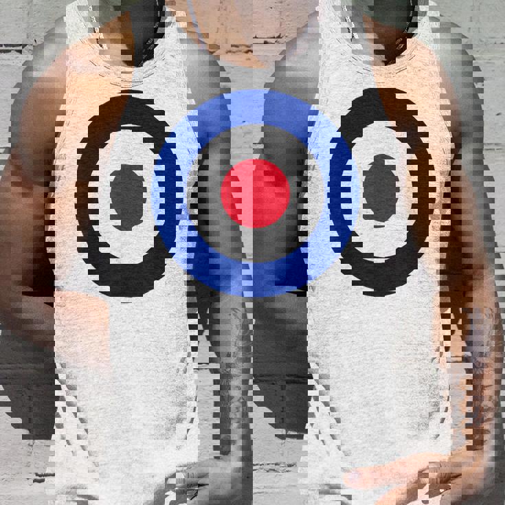 イギリス空軍の様式化されたラウンデル旗 タンクトップ 彼への贈り物