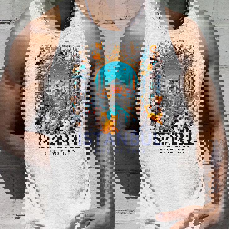 イスタンブール、トルコ 猫の街 Istanbul Turkey City Of Cats タンクトップ 彼への贈り物