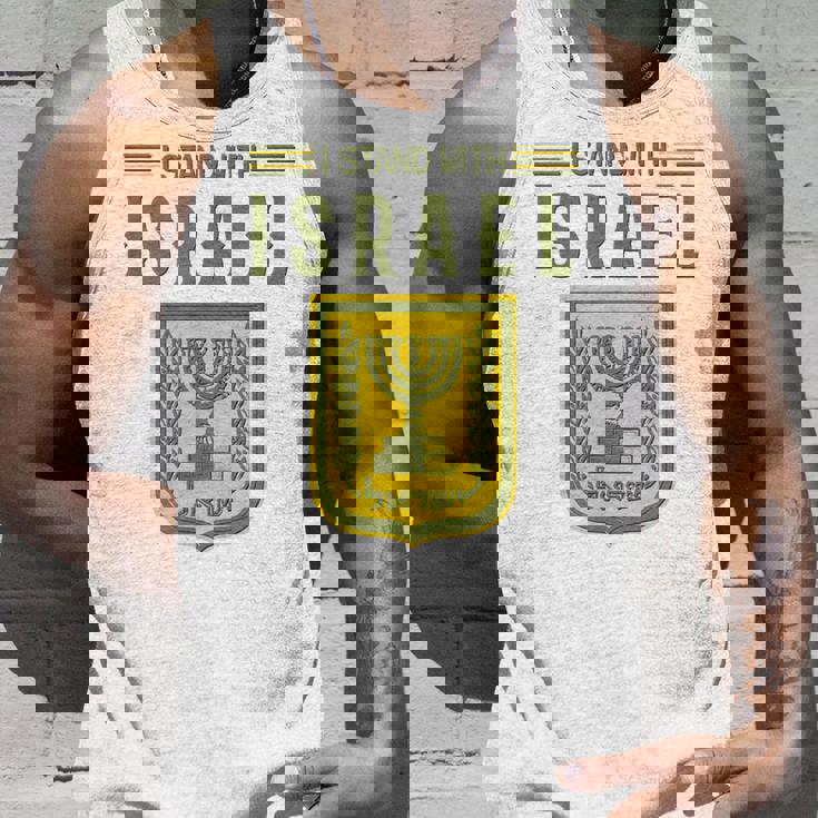 イスラエルシャツ サポート イスラエルスタンド イスラエル国旗付き タンクトップ 彼への贈り物