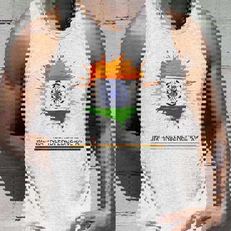 インド独立記念日 1947年8月15日 インド国旗 愛国心 タンクトップ 彼への贈り物