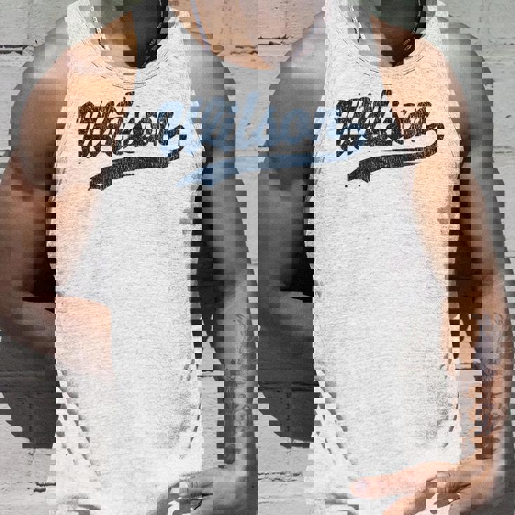 ウィルソン ノースカロライナ Nc ビンテージ スポーツ グラフィック タンクトップ 彼への贈り物