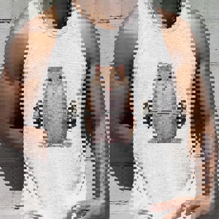 ウェイトリフティング 筋トレ バーベル やる気がないなら家に帰れ ジャンガリアンハムスター タンクトップ 彼への贈り物