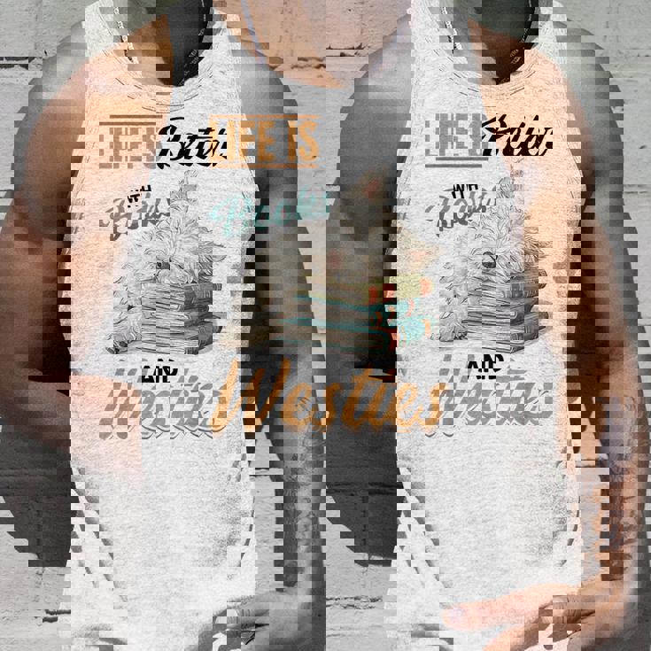 ウェスト・ハイランド・ホワイト・テリア・ウェスティ・ドッグブリード・ライフ・イズ・ベター タンクトップ 彼への贈り物