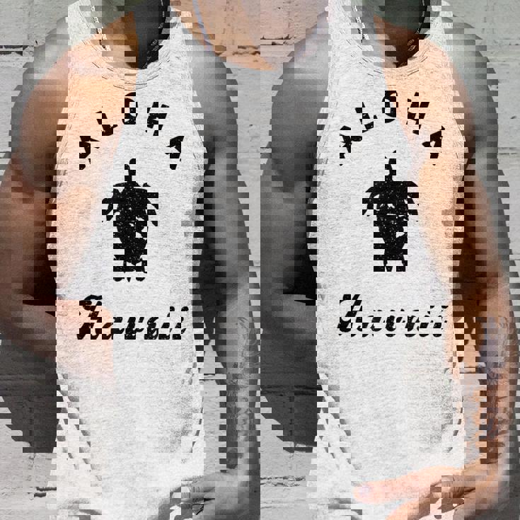 ウミガメ アロハ ハワイ Hi ハワイアンアイランド ホヌ ビンテージ クール タンクトップ 彼への贈り物