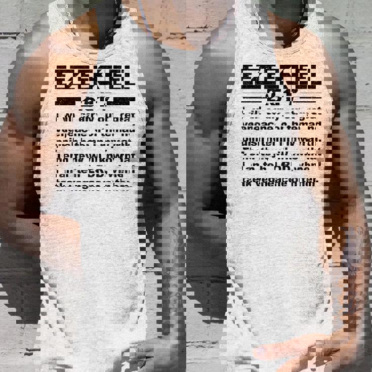 エゼキエル書第25章17節 タンクトップ 彼への贈り物