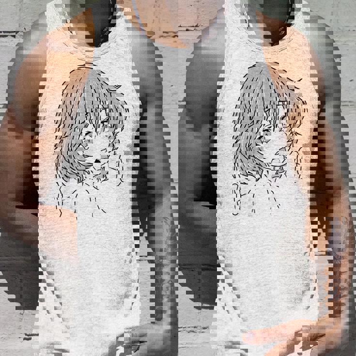 エッチ変態シャツ オタクガール ワイフアヘ顔 快感 タンクトップ 彼への贈り物