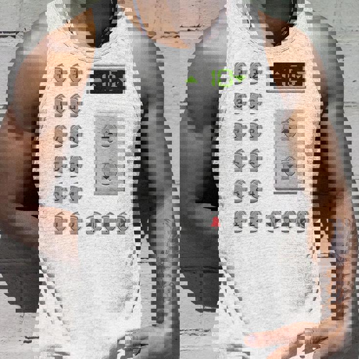 エレベーターボタン おもしろエレベーター タンクトップ 彼への贈り物