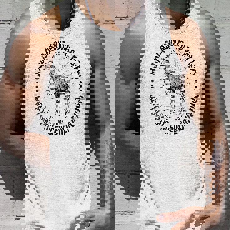 オカピ保護アフリカコンゴ野生動物保護オカピ タンクトップ 彼への贈り物