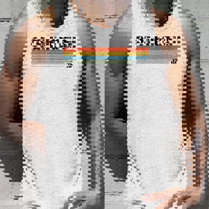 オシュコシュ、ウィスコンシン州エリアコード 920 レトロヴィンテージスタイルtシャツ タンクトップ 彼への贈り物