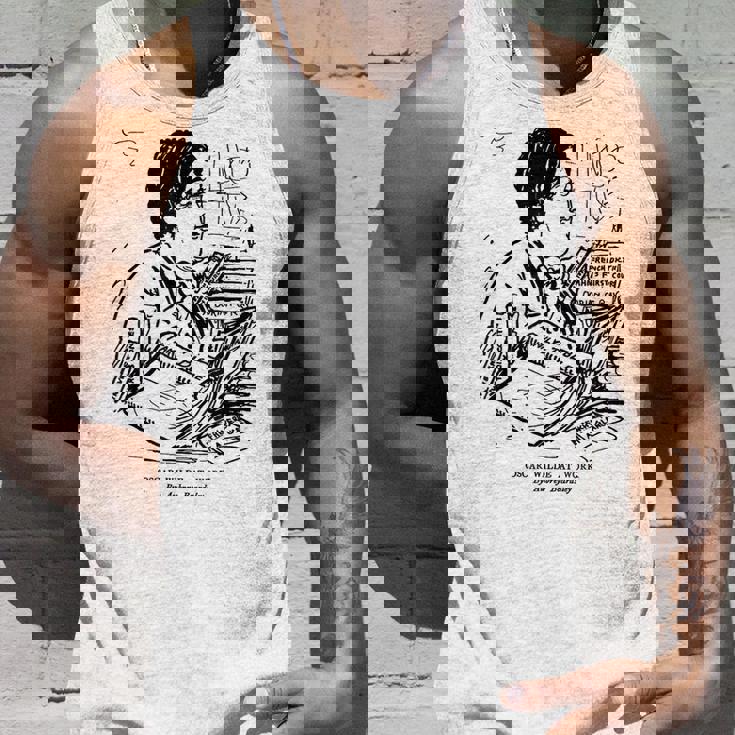 オスカー・ワイルド At Work By オーブリー・ビアズリー 1893 タンクトップ 彼への贈り物