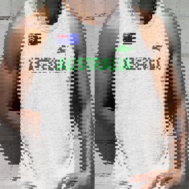 オーストラリア 国旗 カンガルー サッカー ラグビー フットボール 水泳 応援 タンクトップ 彼への贈り物