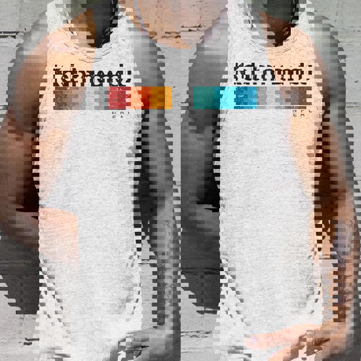 カトマンズ ネパール レトロスタイル ビンテージデザイン タンクトップ 彼への贈り物