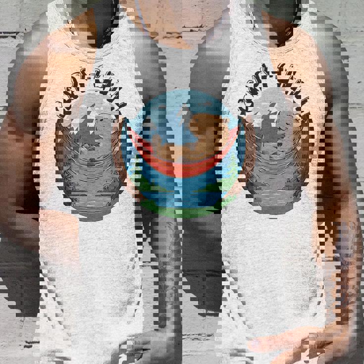 カピバラ 寝るデザイン カピバラ 飼い主 動物好き タンクトップ 彼への贈り物