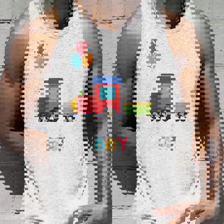 キッズ かっこいいチュー 3歳バースデーボーイ可愛い電車好き タンクトップ 彼への贈り物