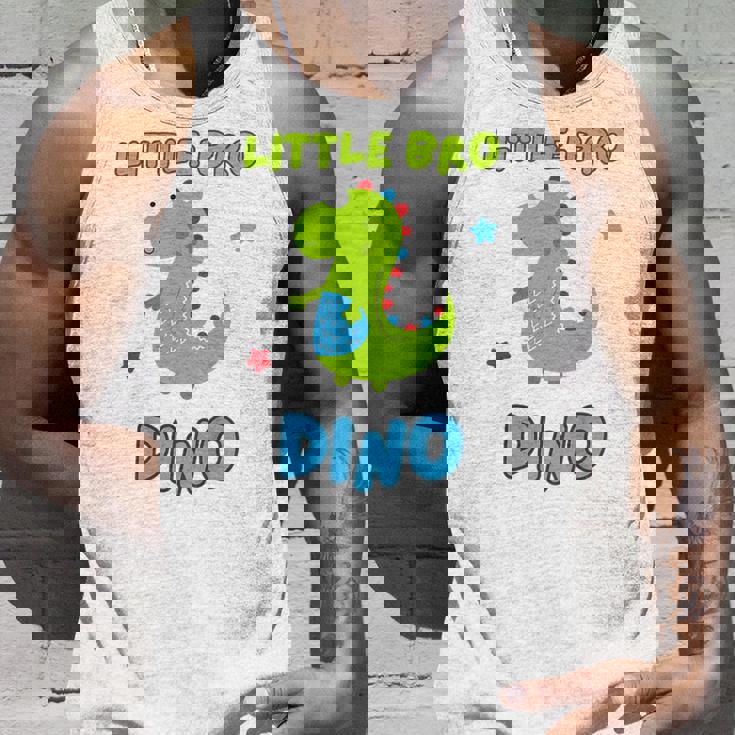 キッズ マッチング Little Bro Dino & Big Bro Dino タンクトップ 彼への贈り物