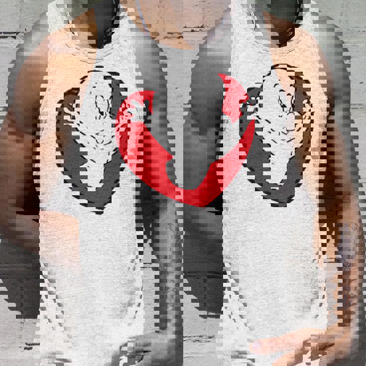 キャスパー・ザ・フレンドリー・ゴースト バレンタインデーのフロント&バック タンクトップ 彼への贈り物